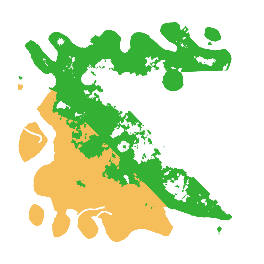 Biome Rust Map: Procedural Map, Size: 3500, Seed: 15287583