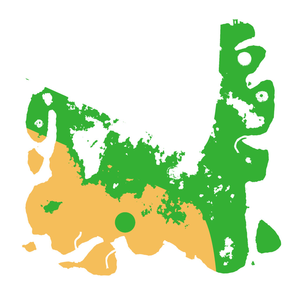 Biome Rust Map: Procedural Map, Size: 3900, Seed: 54338817