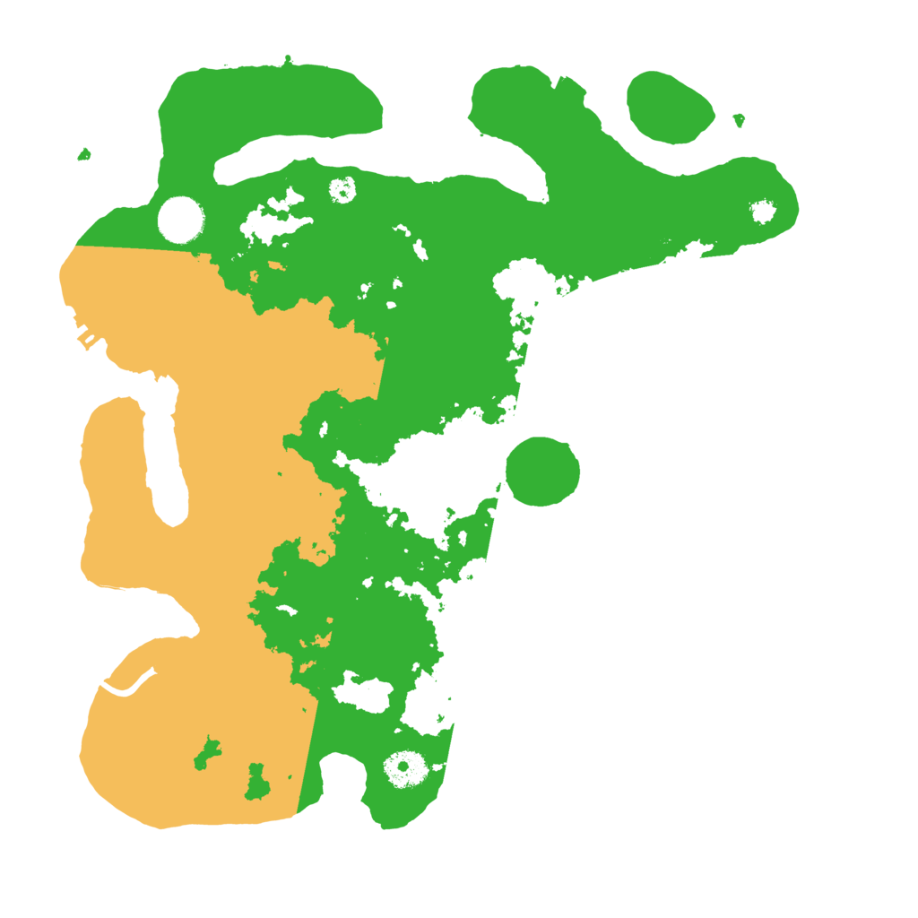 Biome Rust Map: Procedural Map, Size: 3500, Seed: 12811606