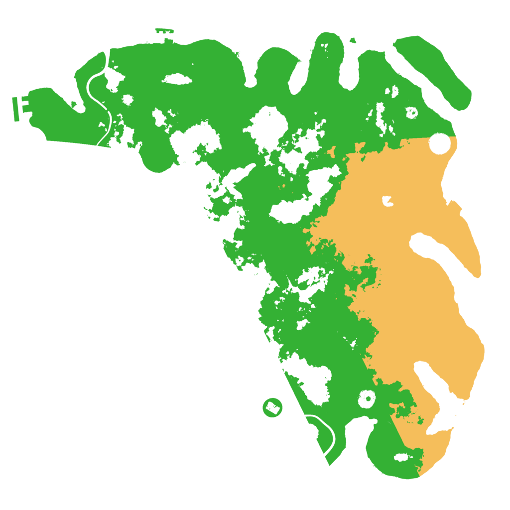 Biome Rust Map: Procedural Map, Size: 4250, Seed: 23232323