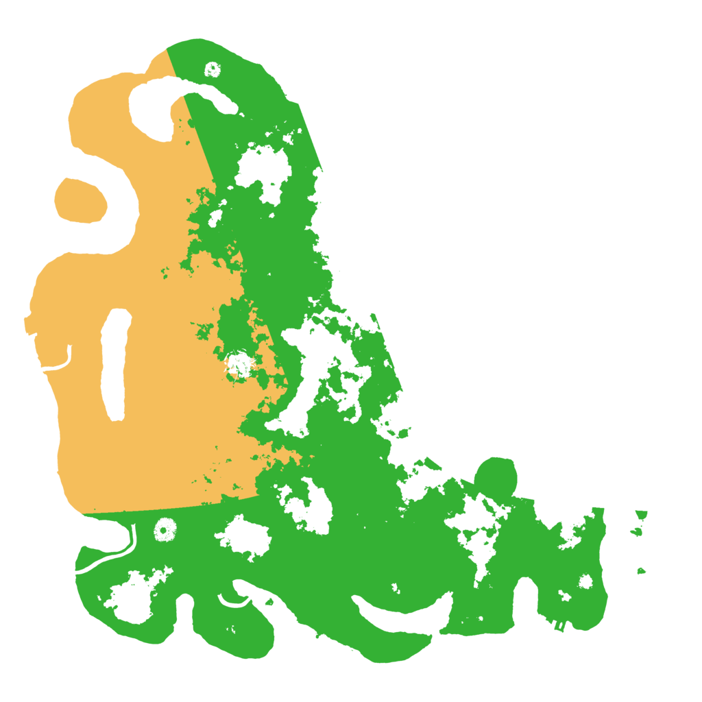 Biome Rust Map: Procedural Map, Size: 4500, Seed: 1305996916