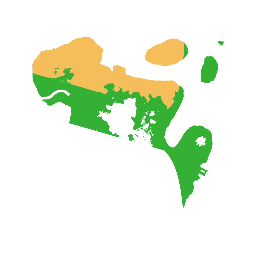 Biome Rust Map: Procedural Map, Size: 2340, Seed: 2147483647