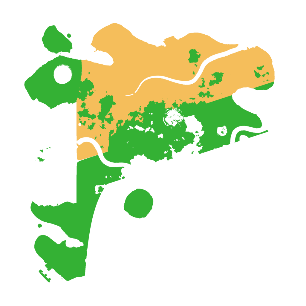Biome Rust Map: Procedural Map, Size: 3000, Seed: 1494859875