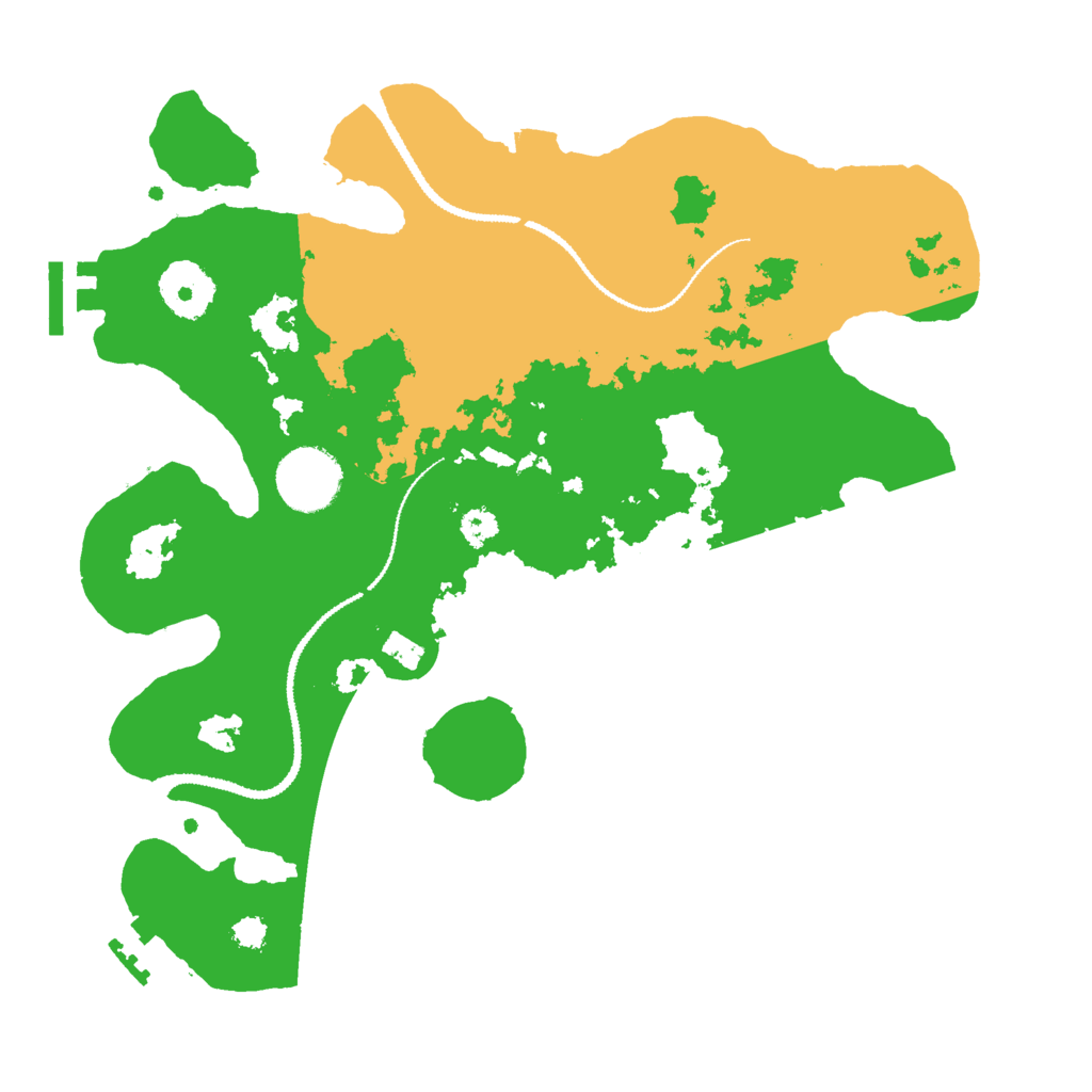 Biome Rust Map: Procedural Map, Size: 3000, Seed: 1494859875