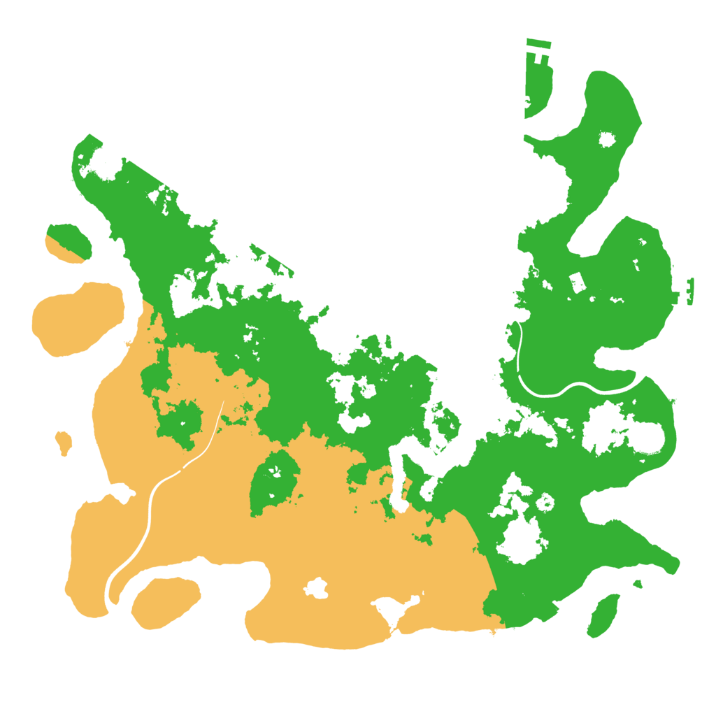 Biome Rust Map: Procedural Map, Size: 4000, Seed: 66772170