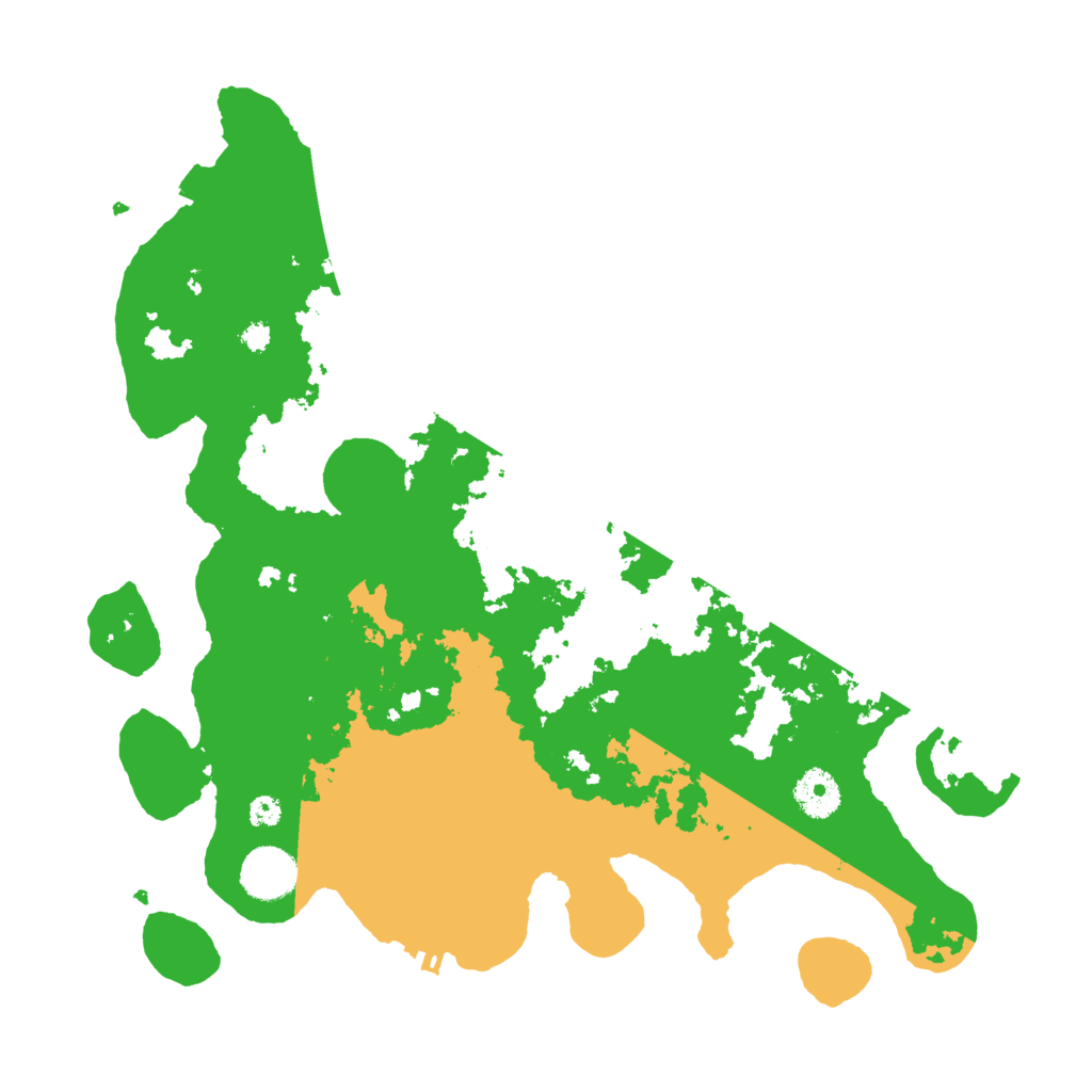 Biome Rust Map: Procedural Map, Size: 3550, Seed: 40451051