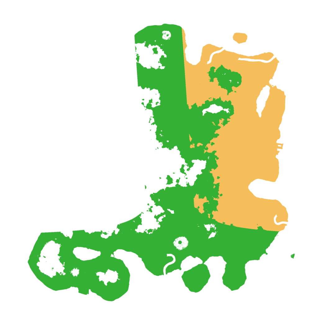 Biome Rust Map: Procedural Map, Size: 3550, Seed: 2485211