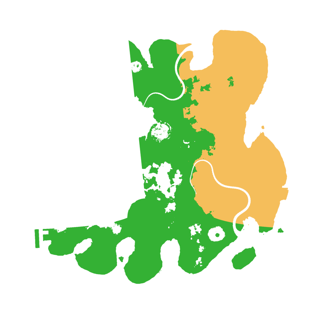 Biome Rust Map: Procedural Map, Size: 3000, Seed: 684896276