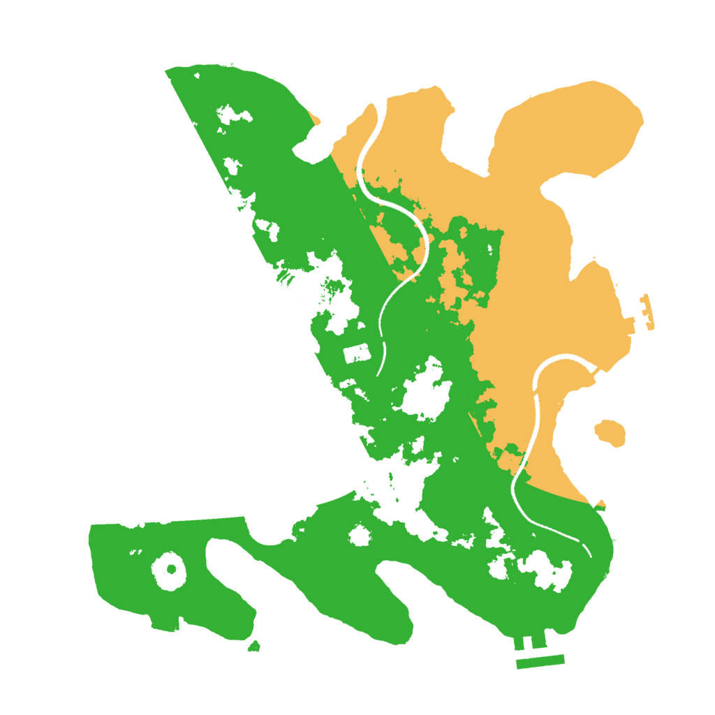 Biome Rust Map: Procedural Map, Size: 3000, Seed: 937661509