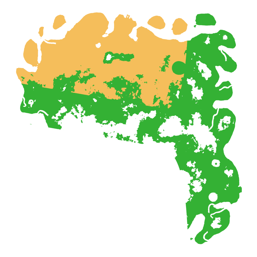 Biome Rust Map: Procedural Map, Size: 5000, Seed: 1788635216