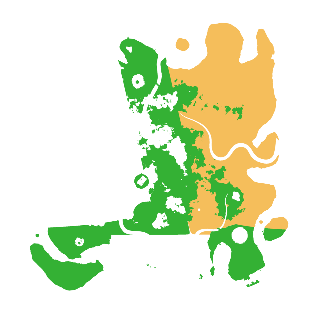 Biome Rust Map: Procedural Map, Size: 3550, Seed: 15161095
