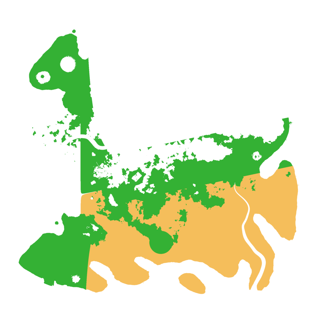 Biome Rust Map: Procedural Map, Size: 3700, Seed: 46900104