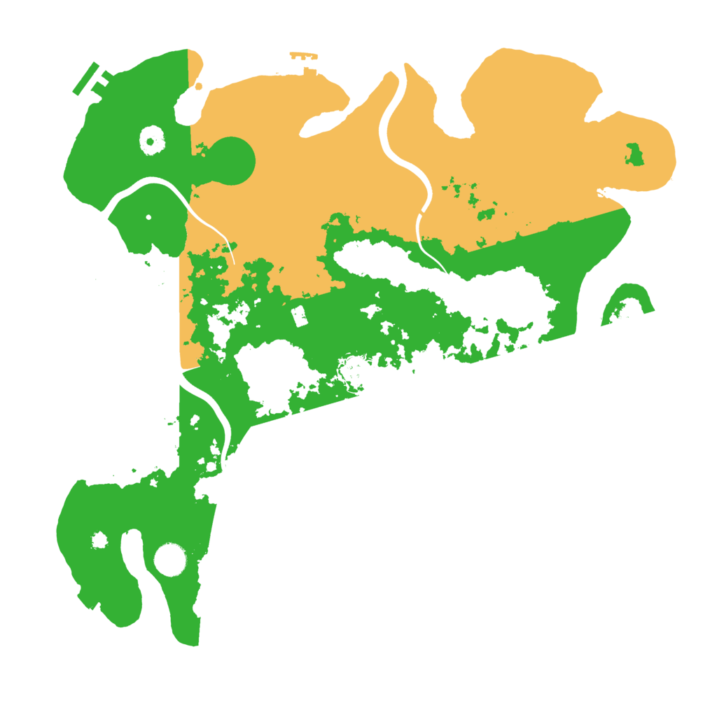 Biome Rust Map: Procedural Map, Size: 3900, Seed: 39937910