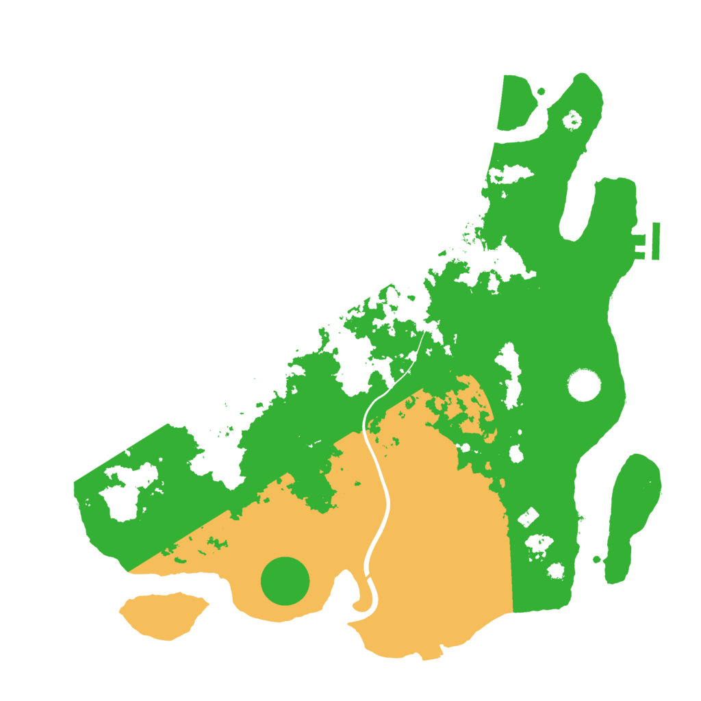 Biome Rust Map: Procedural Map, Size: 3800, Seed: 6792145