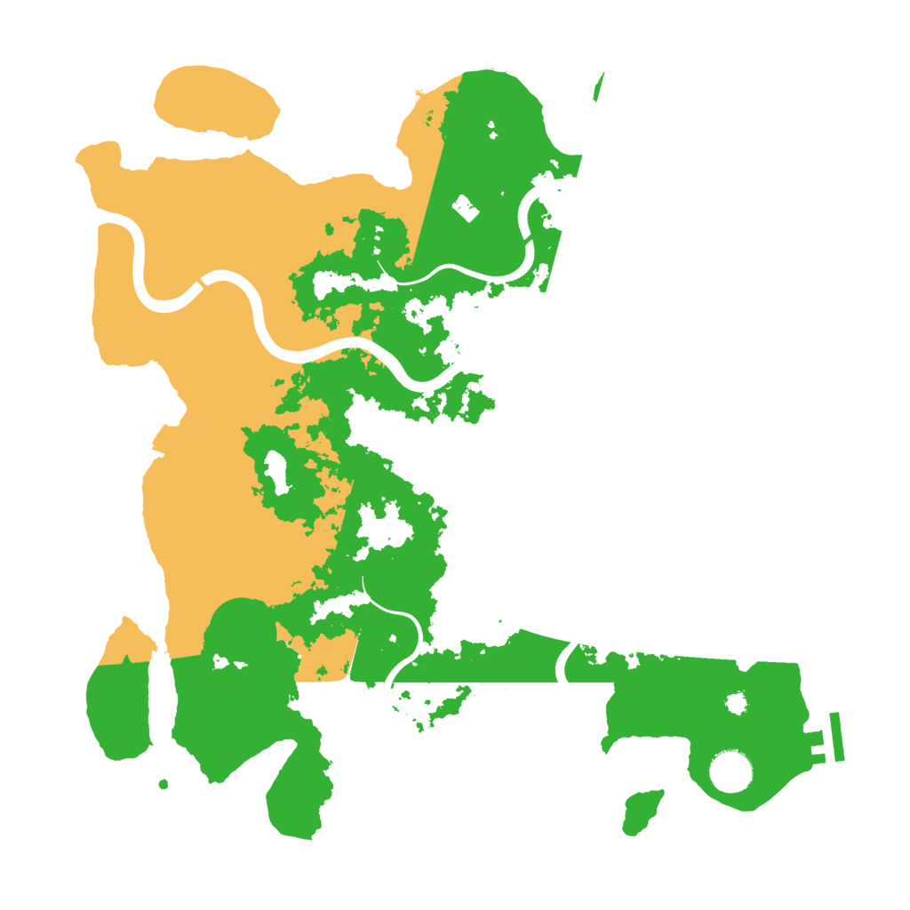 Biome Rust Map: Procedural Map, Size: 3750, Seed: 58471583