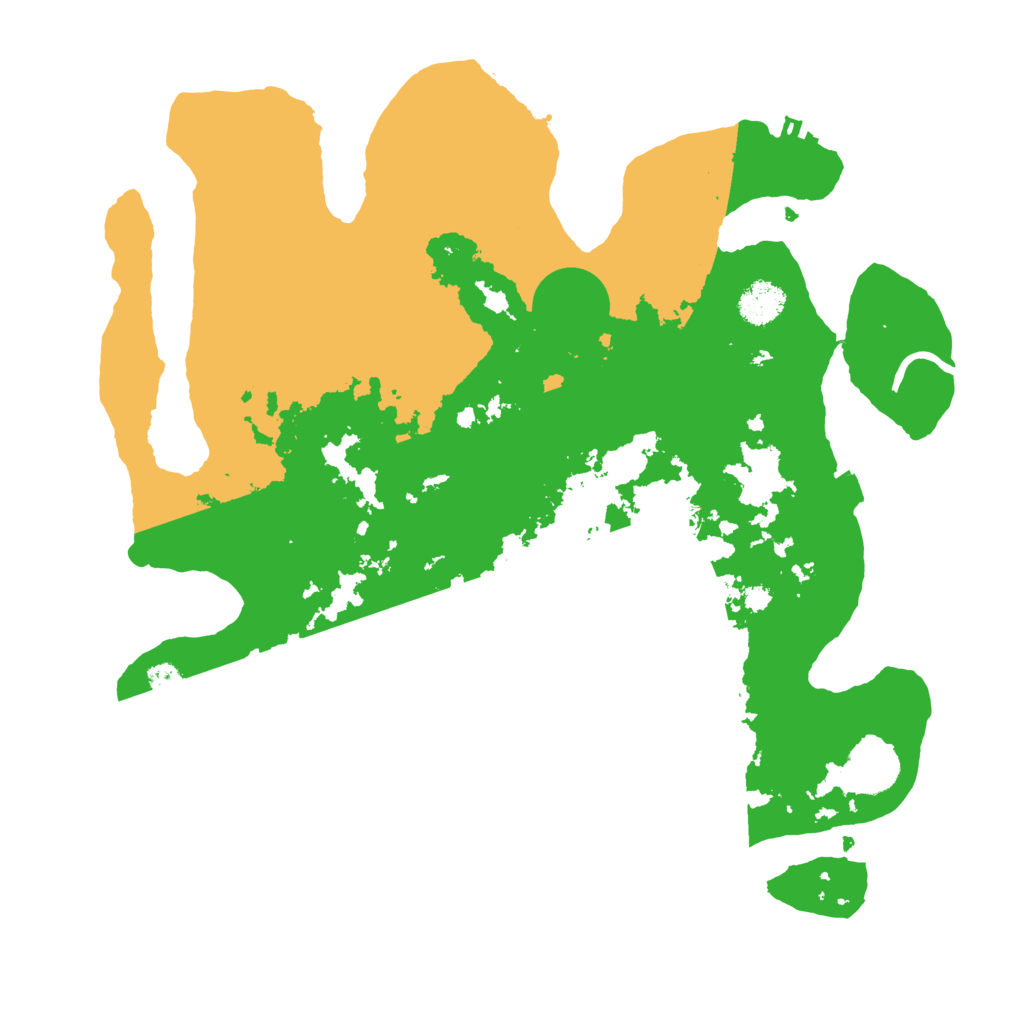 Biome Rust Map: Procedural Map, Size: 3500, Seed: 69420123