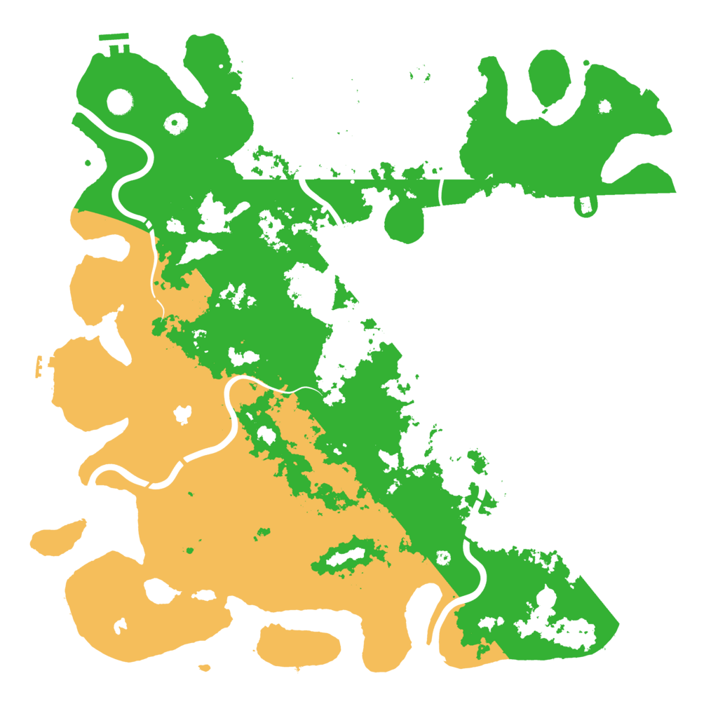 Biome Rust Map: Procedural Map, Size: 4875, Seed: 1337