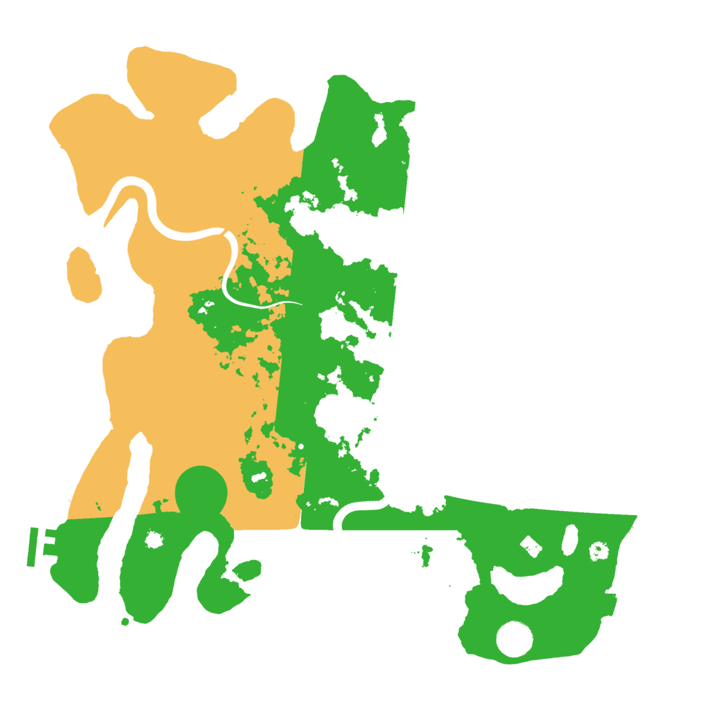 Biome Rust Map: Procedural Map, Size: 3650, Seed: 86076701