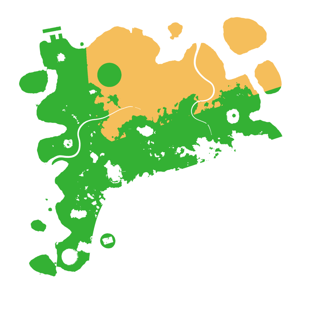 Biome Rust Map: Procedural Map, Size: 3500, Seed: 1469784102