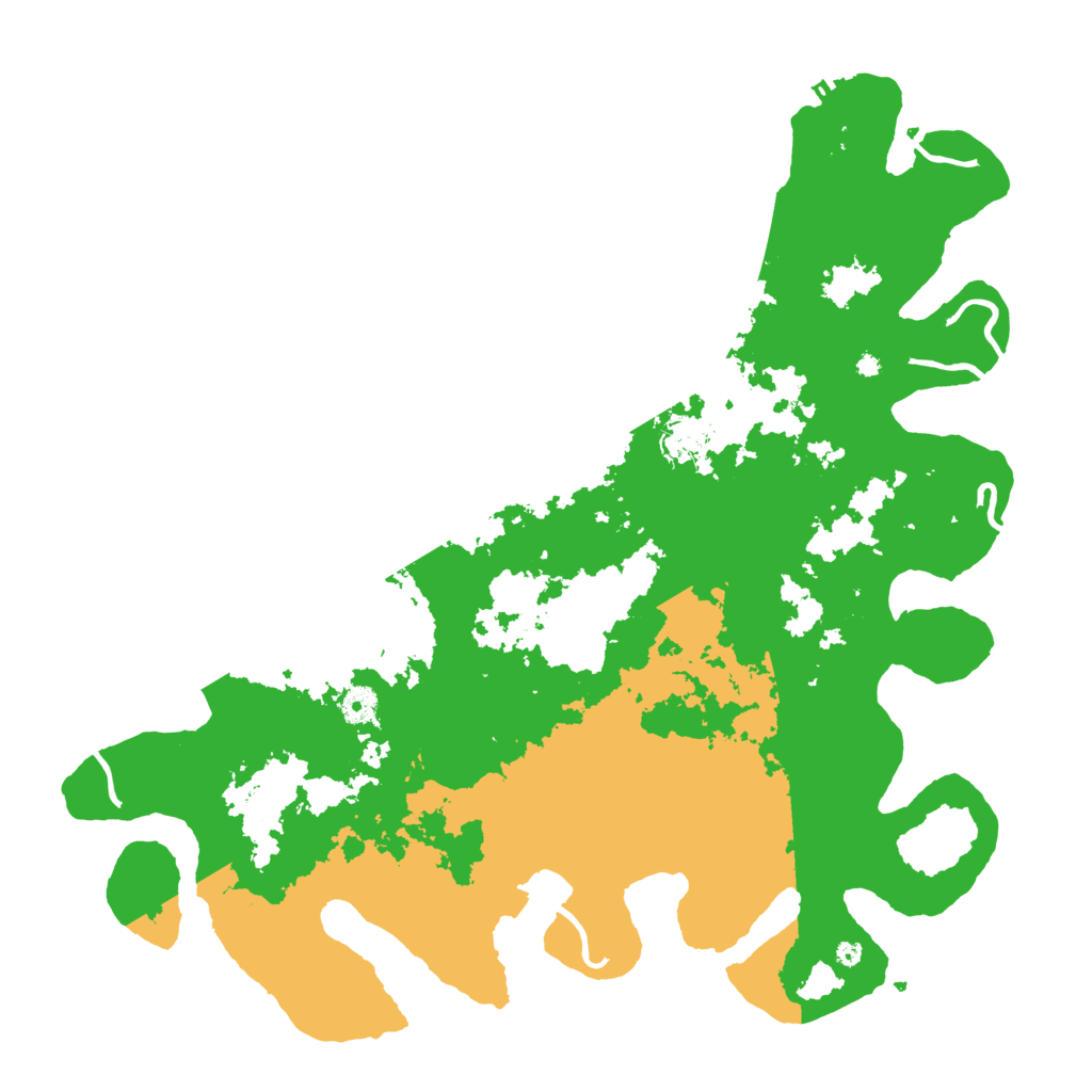 Biome Rust Map: Procedural Map, Size: 4400, Seed: 17245269