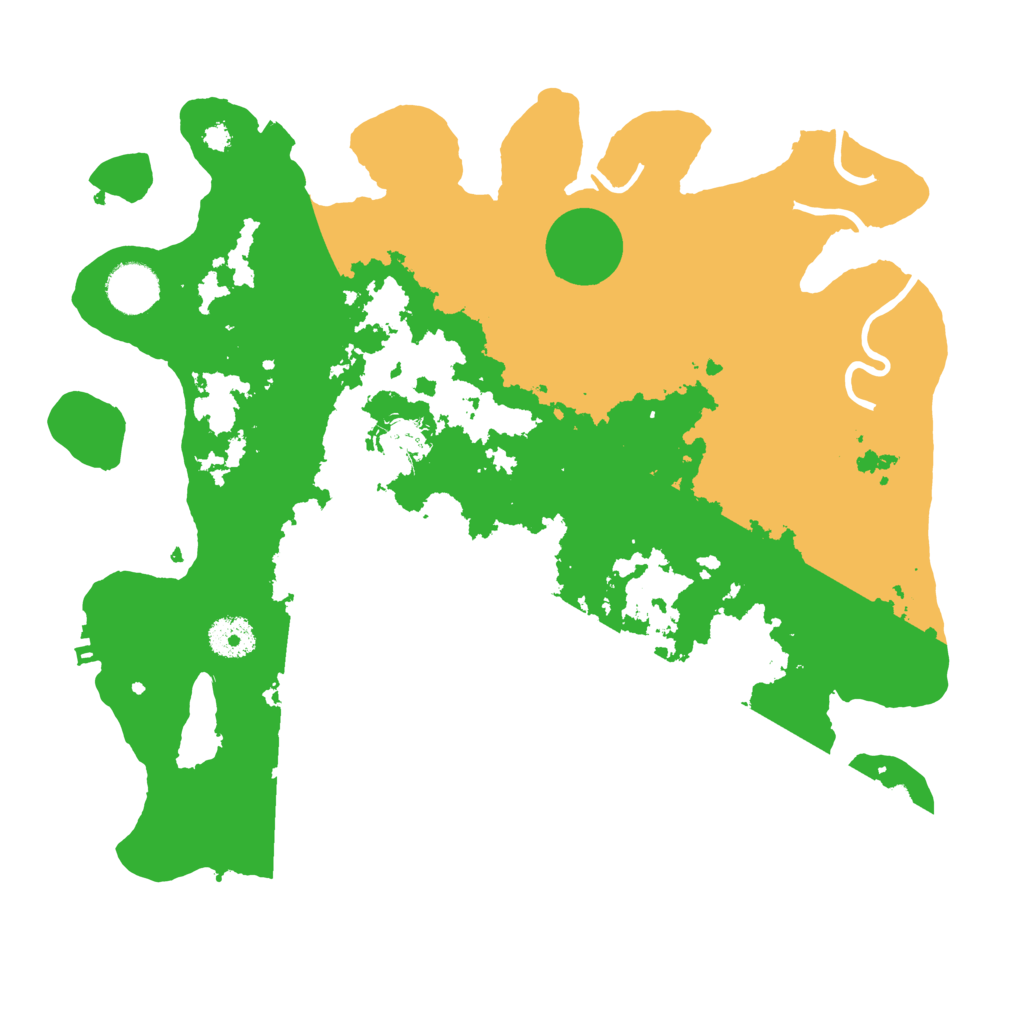 Biome Rust Map: Procedural Map, Size: 3500, Seed: 60384728