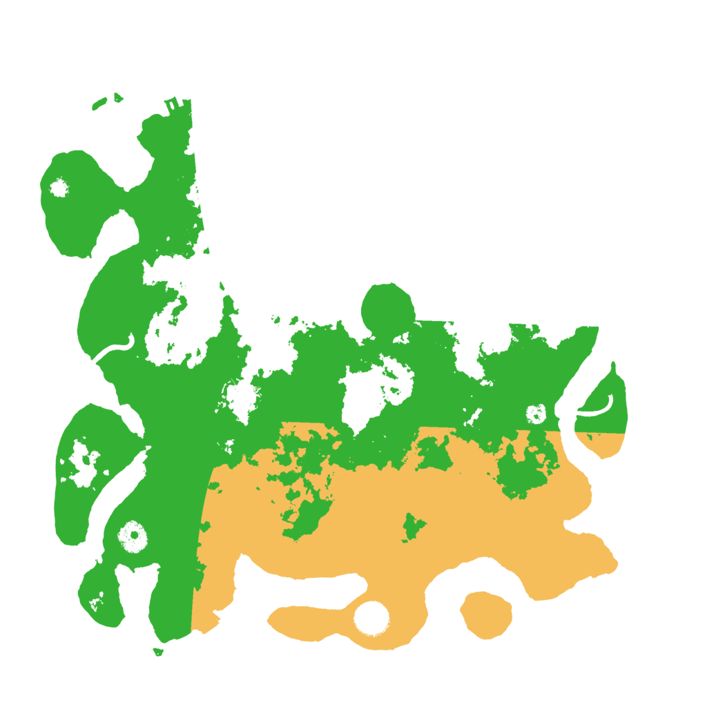 Biome Rust Map: Procedural Map, Size: 3600, Seed: 33265454