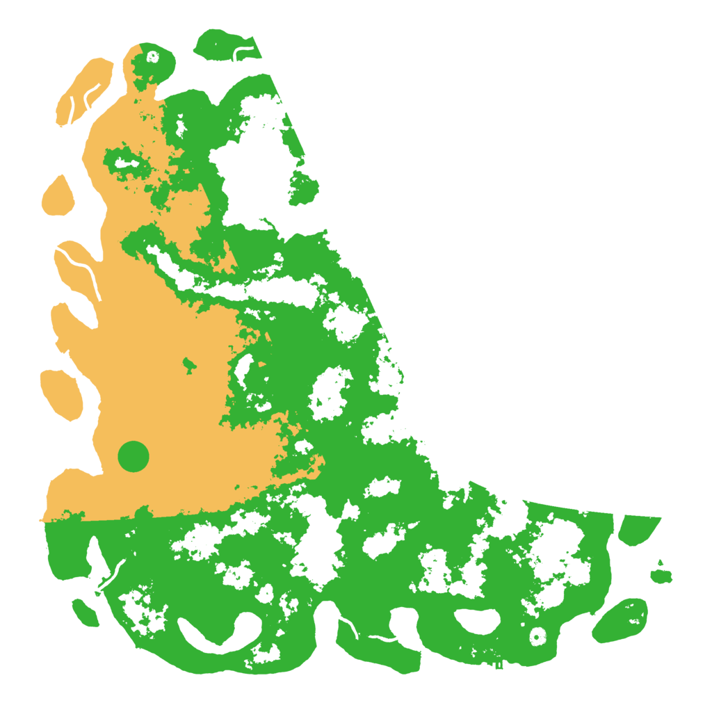 Biome Rust Map: Procedural Map, Size: 6000, Seed: 27051982