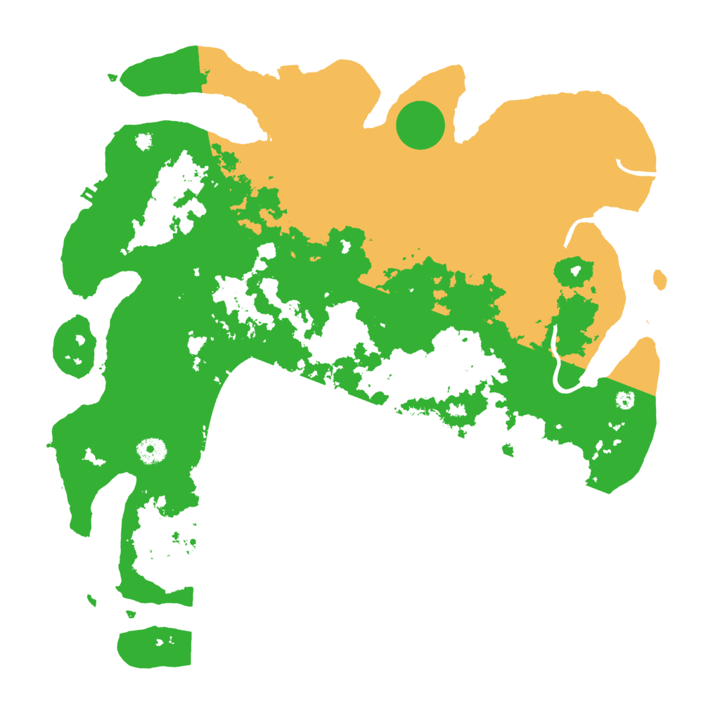 Biome Rust Map: Procedural Map, Size: 3900, Seed: 6735690