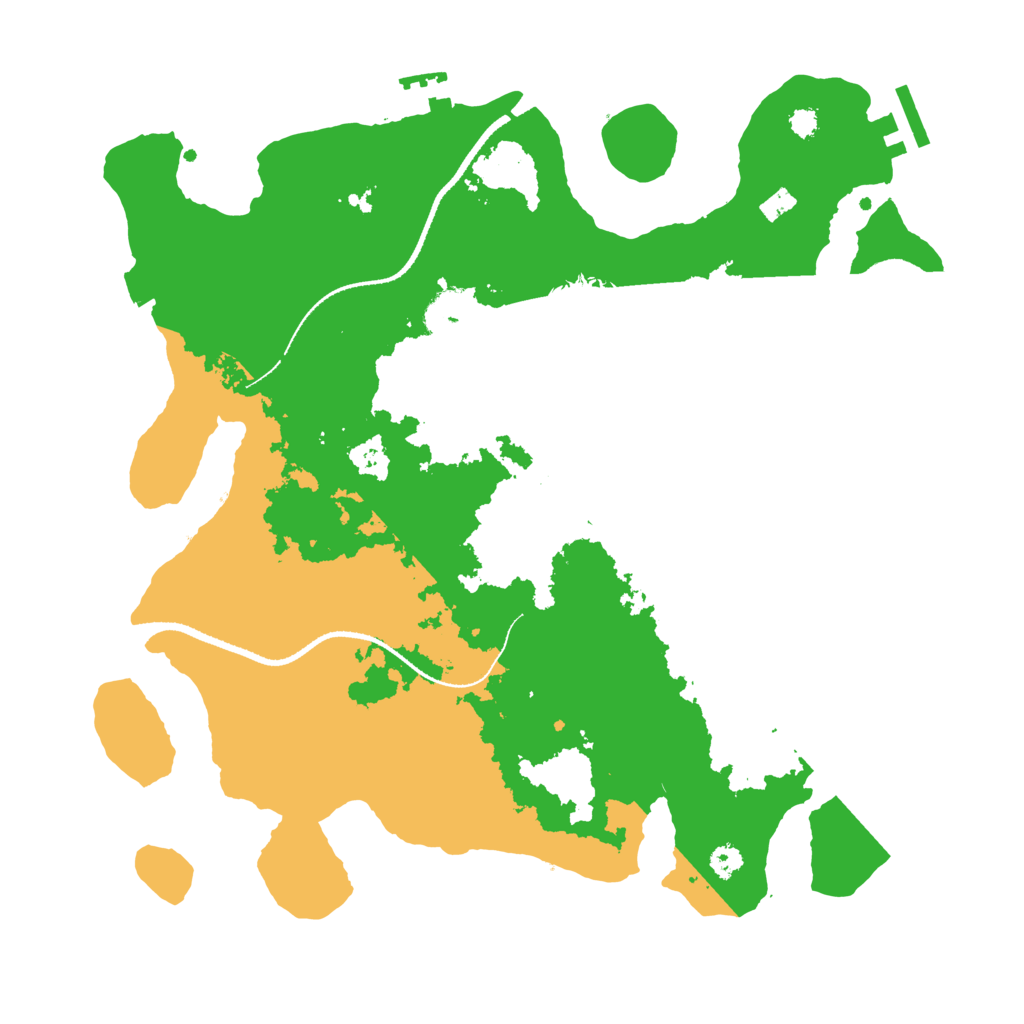 Biome Rust Map: Procedural Map, Size: 3250, Seed: 13370815