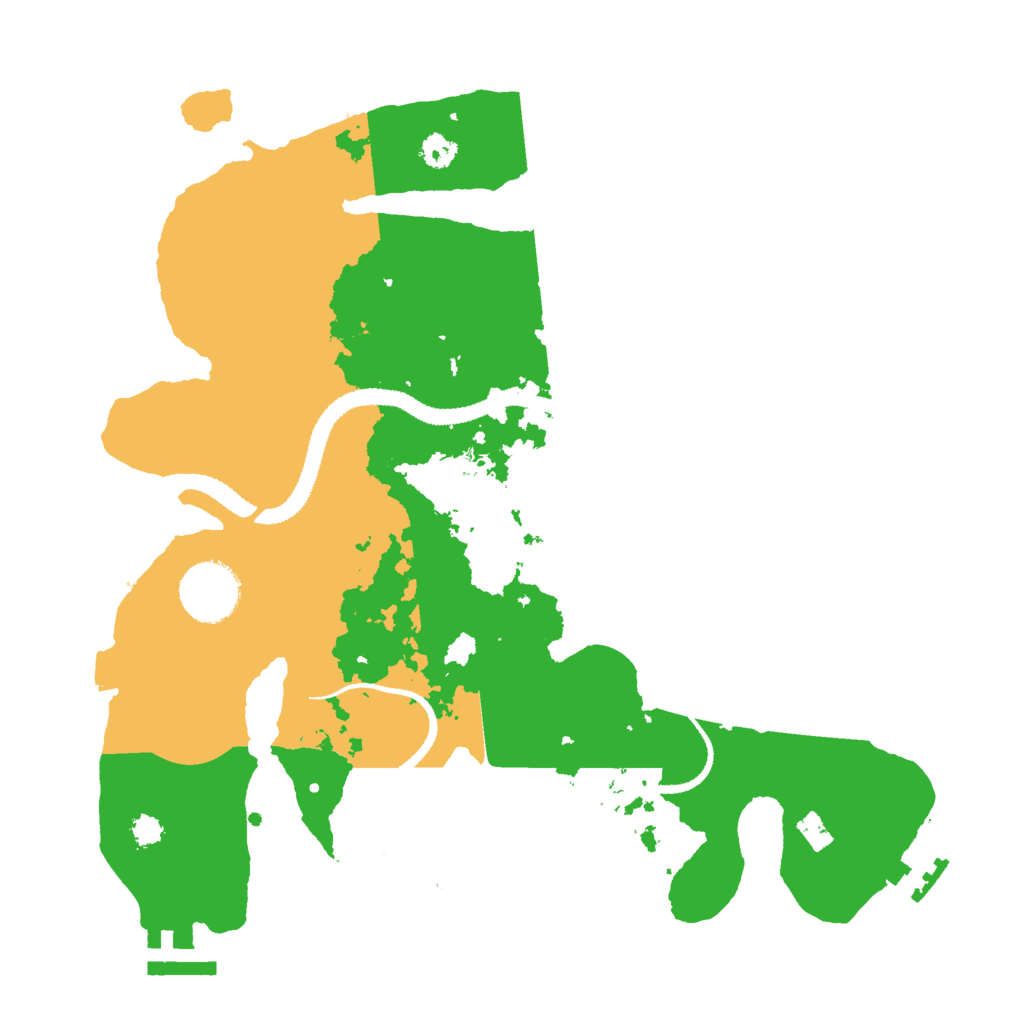 Biome Rust Map: Procedural Map, Size: 3000, Seed: 1817872867