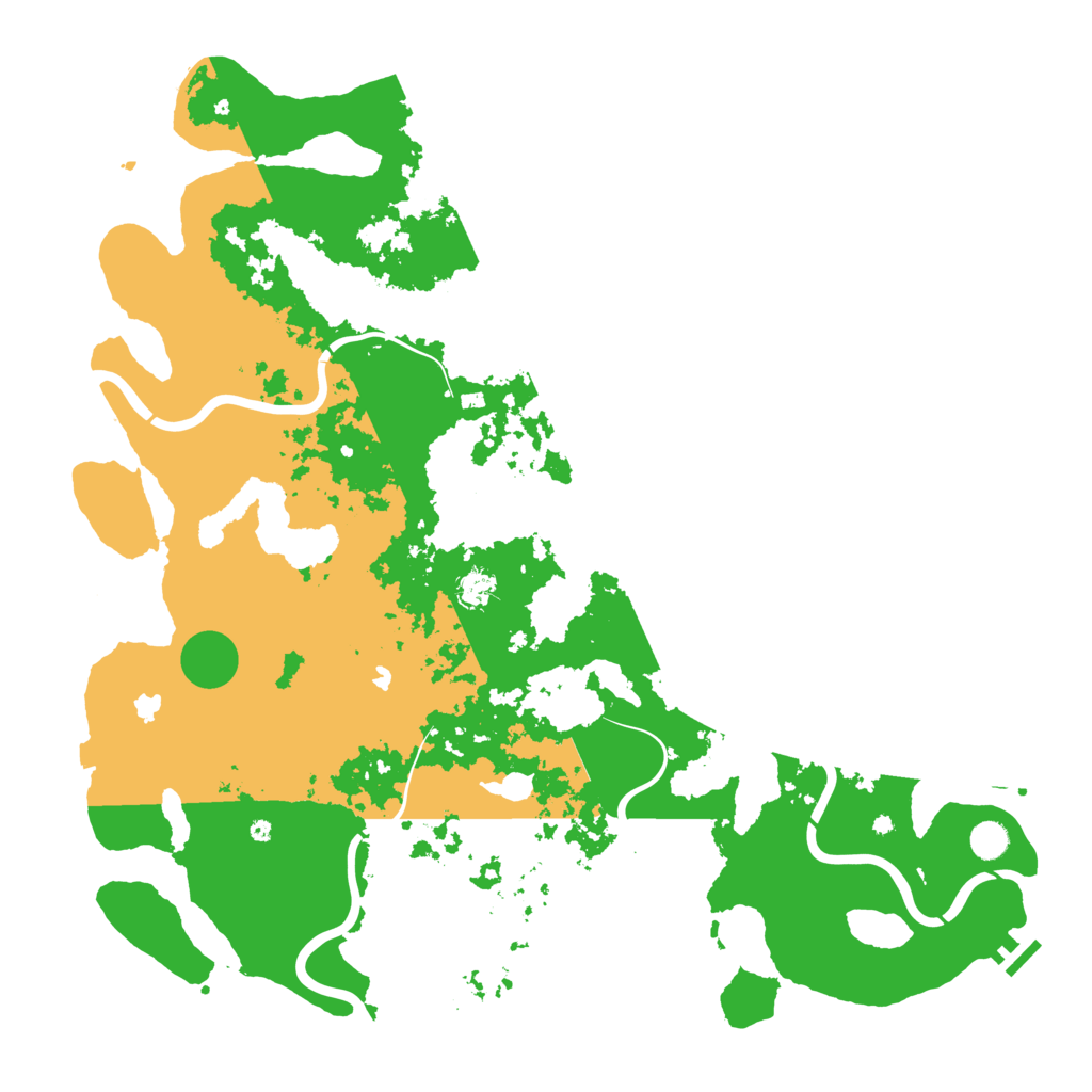 Biome Rust Map: Procedural Map, Size: 5000, Seed: 27051982