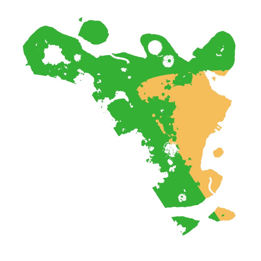 Biome Rust Map: Procedural Map, Size: 3250, Seed: 27636232