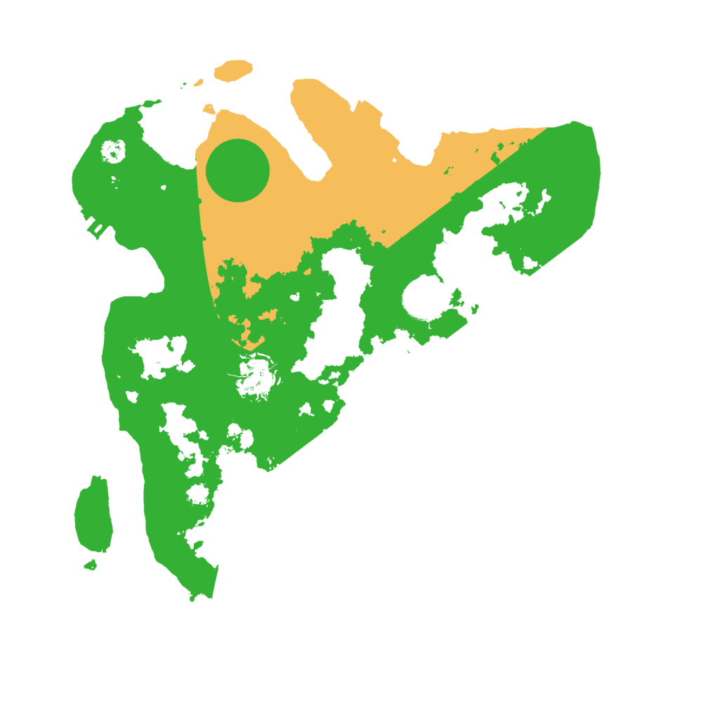 Biome Rust Map: Procedural Map, Size: 3000, Seed: 127704
