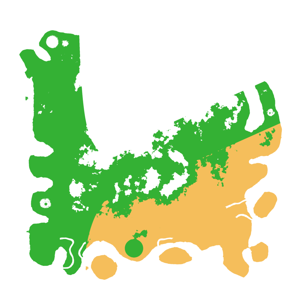 Biome Rust Map: Procedural Map, Size: 4300, Seed: 46678096