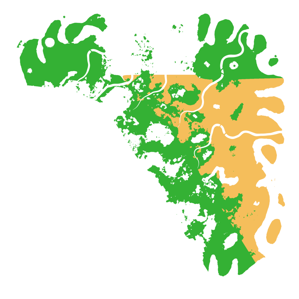 Biome Rust Map: Procedural Map, Size: 5500, Seed: 78861394