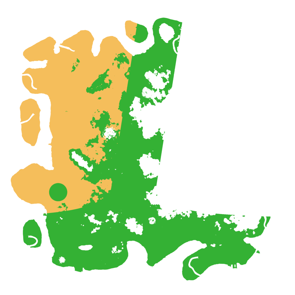 Biome Rust Map: Procedural Map, Size: 4300, Seed: 3613052