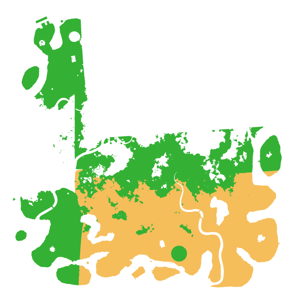 Biome Rust Map: Procedural Map, Size: 5000, Seed: 9932153