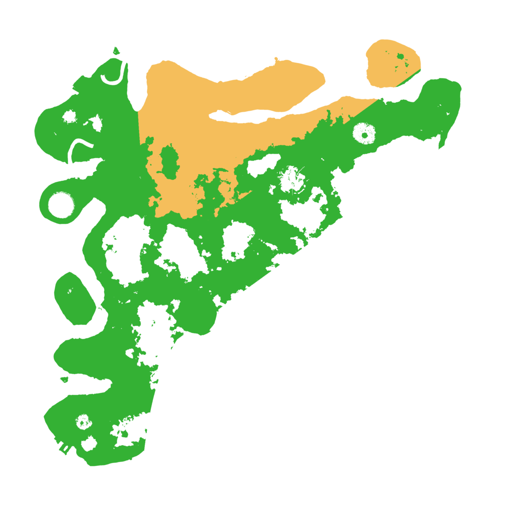 Biome Rust Map: Procedural Map, Size: 3450, Seed: 3746264