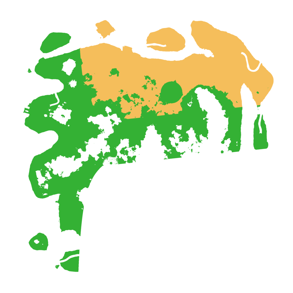 Biome Rust Map: Procedural Map, Size: 3600, Seed: 79781027