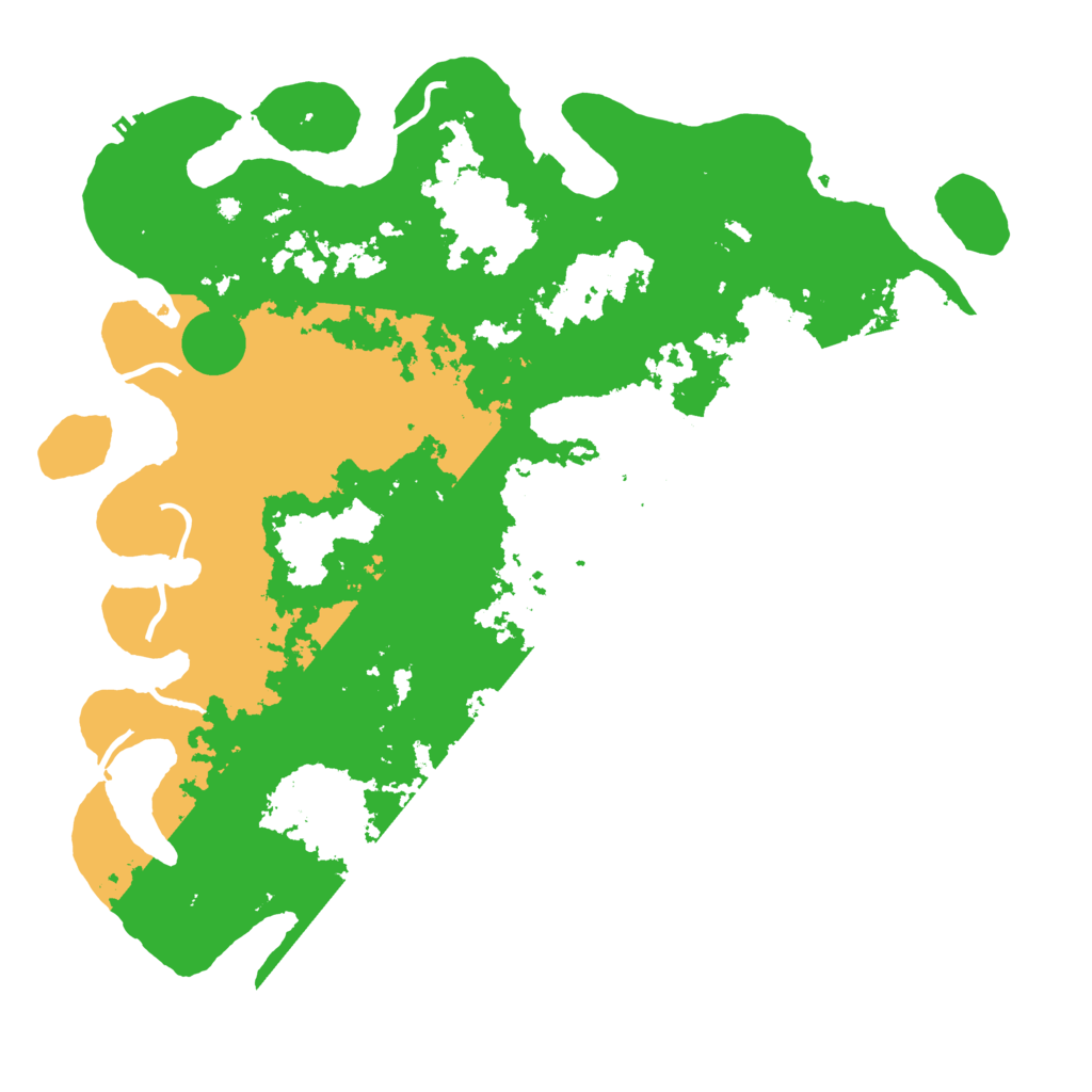 Biome Rust Map: Procedural Map, Size: 4500, Seed: 64485257