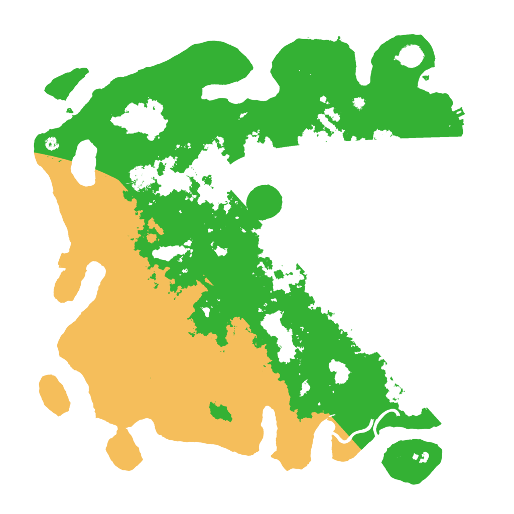 Biome Rust Map: Procedural Map, Size: 4000, Seed: 13370815