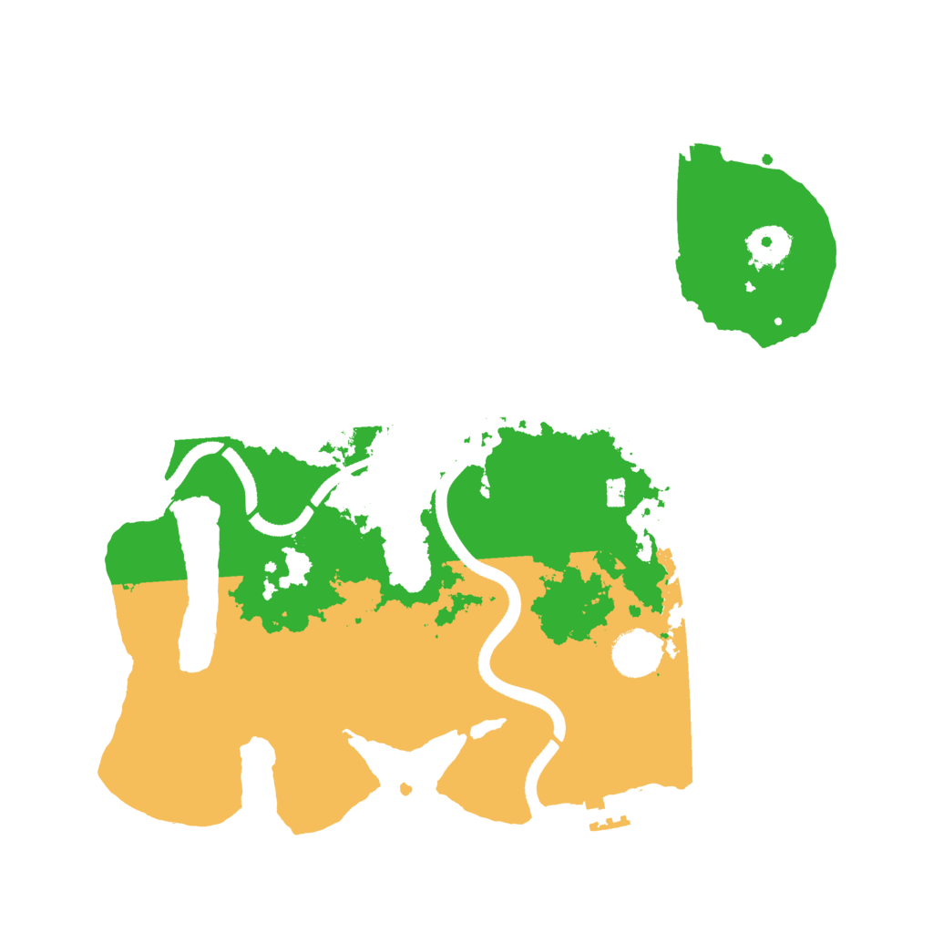 Biome Rust Map: Procedural Map, Size: 3500, Seed: 1619173147