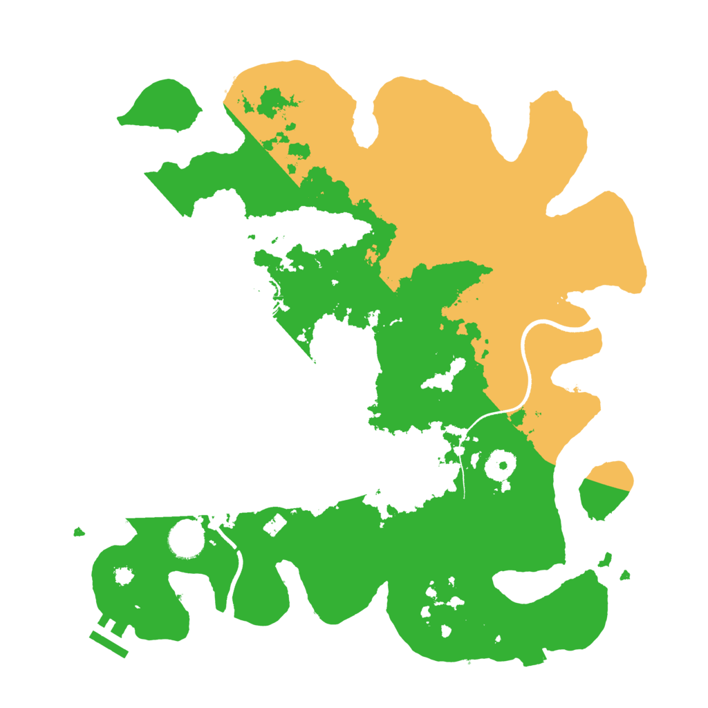 Biome Rust Map: Procedural Map, Size: 3450, Seed: 85507916
