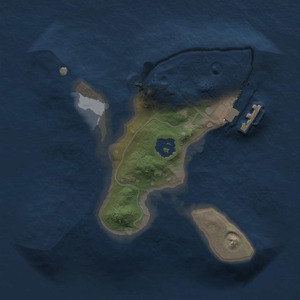 Rust Map: Procedural Map, Size: 1500, Seed: 938731098, 2 Monuments