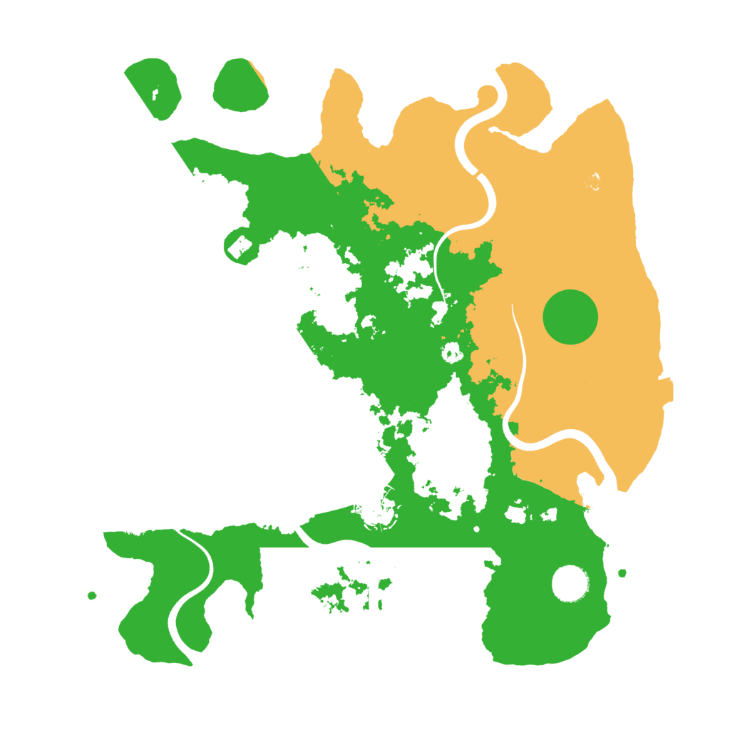 Biome Rust Map: Procedural Map, Size: 3500, Seed: 1249876412