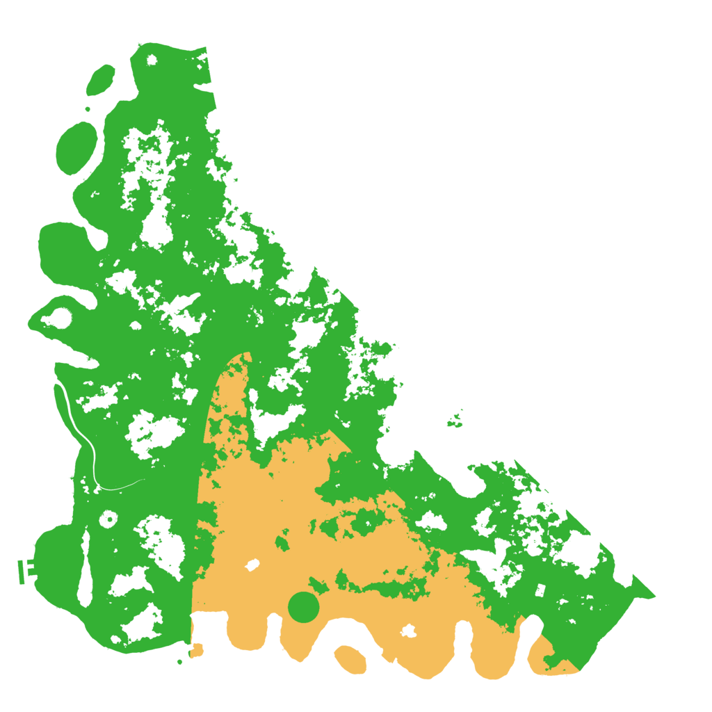 Biome Rust Map: Procedural Map, Size: 6000, Seed: 1051269569