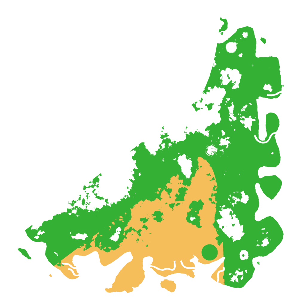 Biome Rust Map: Procedural Map, Size: 5000, Seed: 52178347