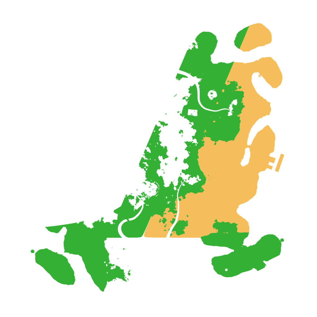 Biome Rust Map: Procedural Map, Size: 3500, Seed: 1446404344