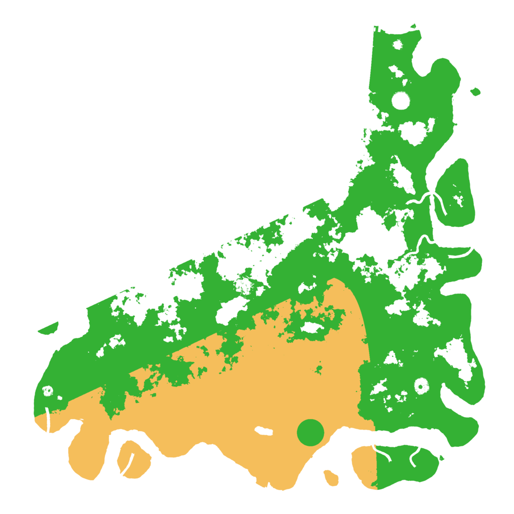 Biome Rust Map: Procedural Map, Size: 5000, Seed: 319375521