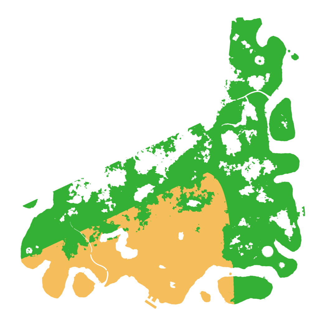 Biome Rust Map: Procedural Map, Size: 5000, Seed: 319375521